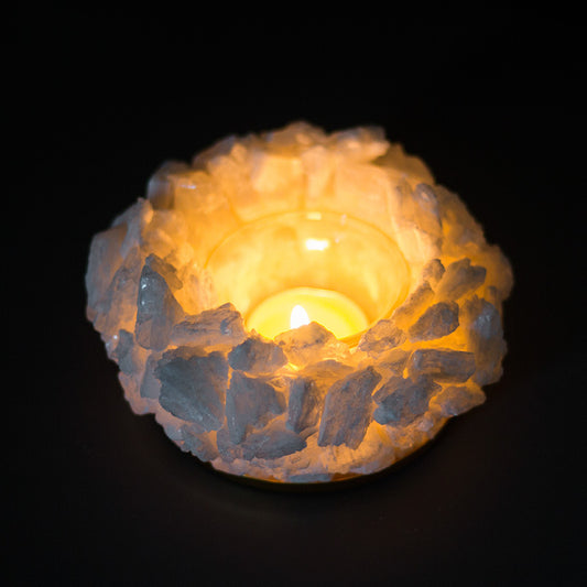 Modern Light Luxury Ore Hand Spliced Candle Holder