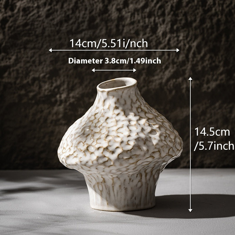 Living Room Flower Arrangement Dried Flower HydroponicCeramic Vase