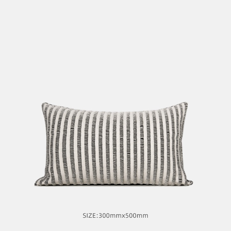Sofa Black And White Pillow Living Room Cushions Waist Pillow