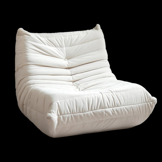 Foldifoam Plush Memory Foam Bean Bag Lounger – Oversized No-Assembly Floor Chair for Adults