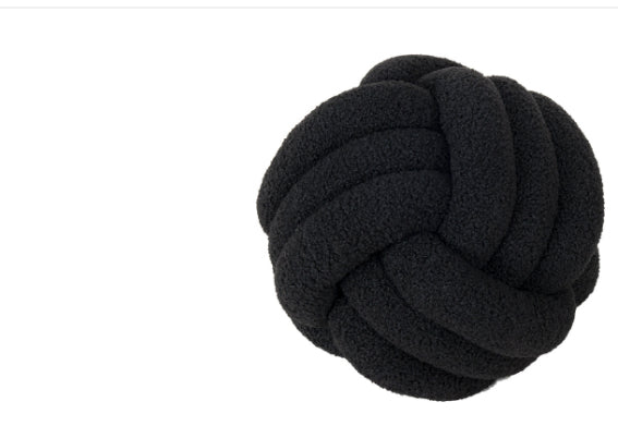 Simple Bedroom Sofa Knotted Ball Pillow
