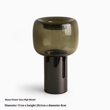 Glass Vase Living Room Dining Room Flower Arrangement Ornament