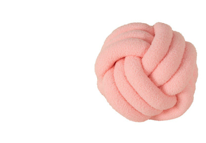 Simple Bedroom Sofa Knotted Ball Pillow