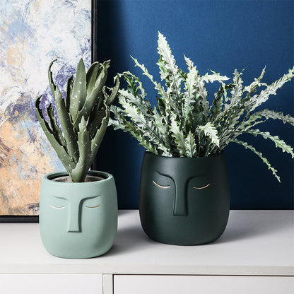 Nordic Abstract  Flower Pot Modeling