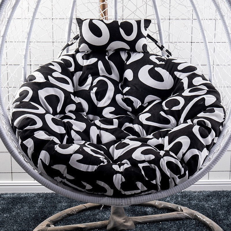 Swing Bird Nest Rattan Chair Removable And Washable Round Cradle Chair Cushion
