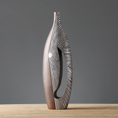 Modern Resin Creative Abstract Parlor Flowers Vase