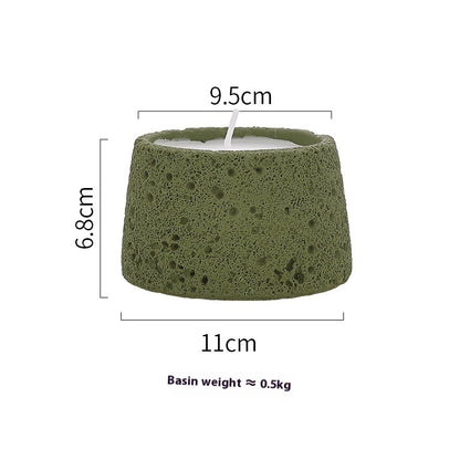 Home Decorative Crafts Candle Holder Cement Aromatherapy Candle Cup