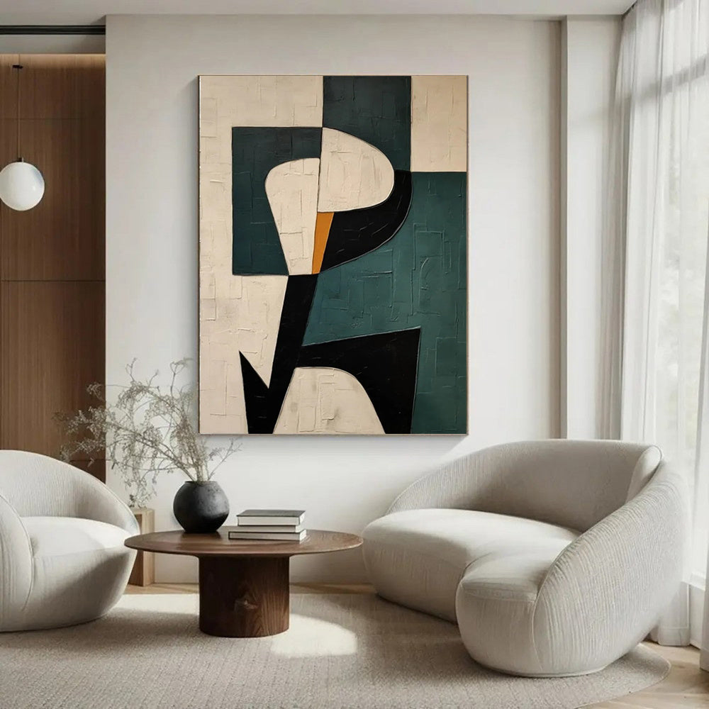 Handmade Oil Painting Canvas Wall Art Decoration Modern Green Abstract Texture For Home Decor Rolled Frameless Unstretched Painting