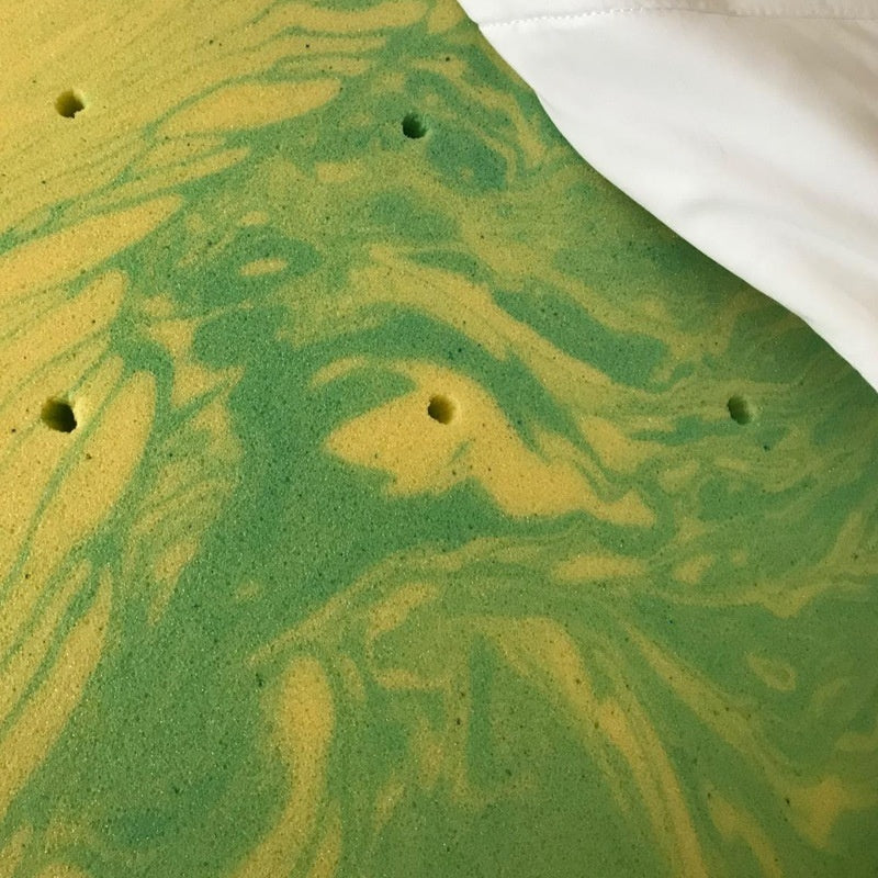 Constant Temperature Gel Memory Foam Mattress — 5cm Thick Cooling Comfort Pad (Phantom Blue / Dreamy Green)