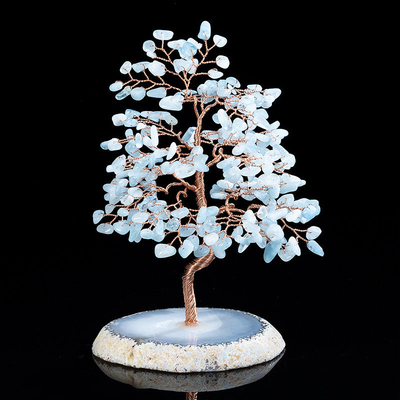 Crystal Lucky Tree Fortune Tree Agate Handmade Crafts