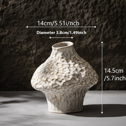 Living Room Flower Arrangement Dried Flower HydroponicCeramic Vase