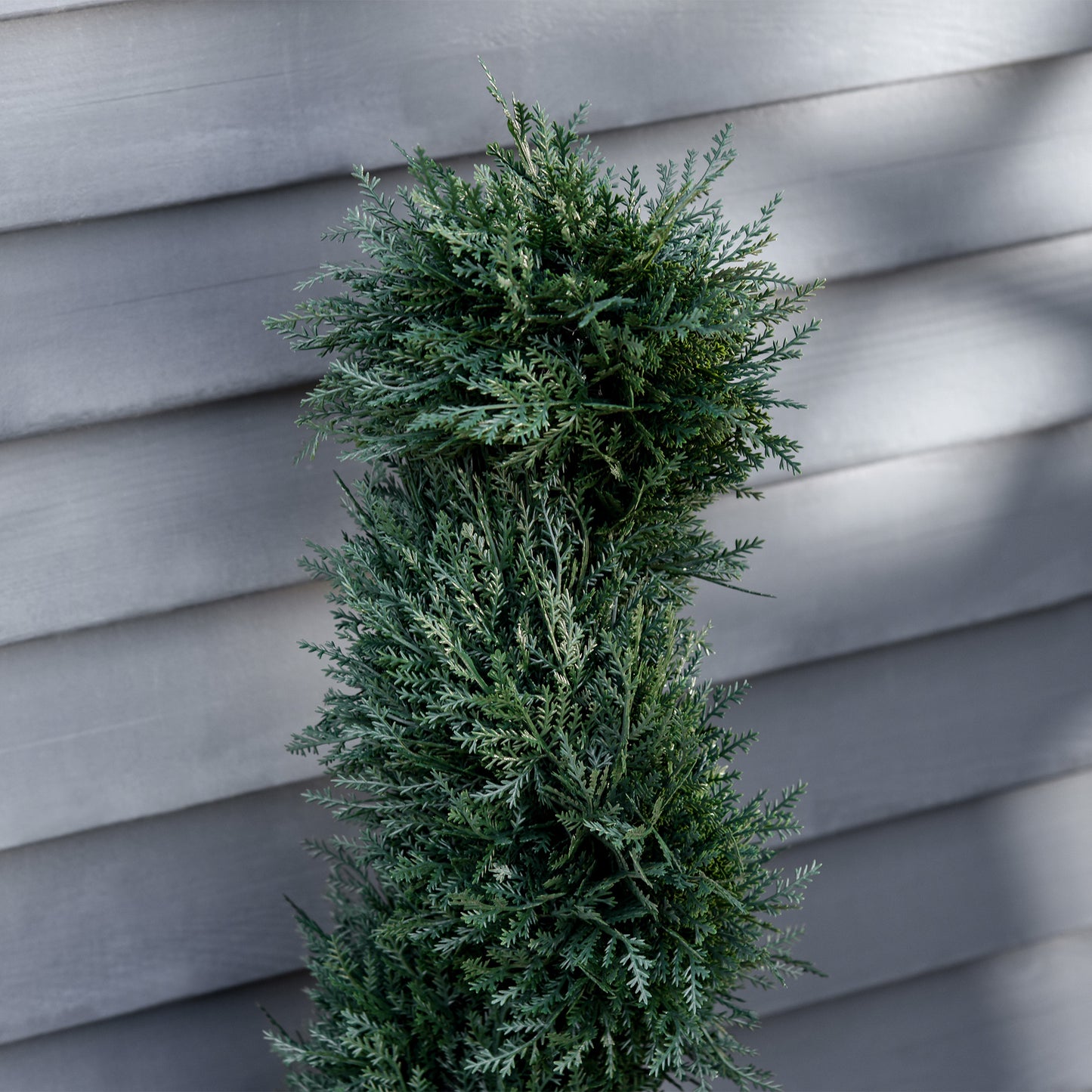 Topiary Artificial Faux Cedar Tree Spiral Fake Plant