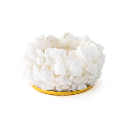 Modern Light Luxury Ore Hand Spliced Candle Holder