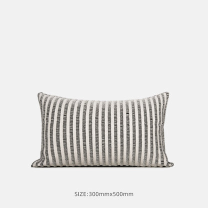 Sofa Black And White Pillow Living Room Cushions Waist Pillow