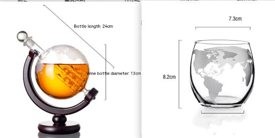 Glass Wine Jug Craft Wine Bottle Decoration Wine Container