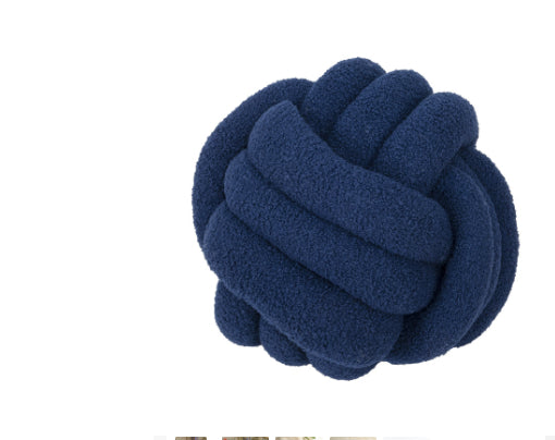 Simple Bedroom Sofa Knotted Ball Pillow