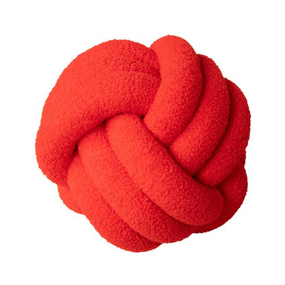 Simple Bedroom Sofa Knotted Ball Pillow