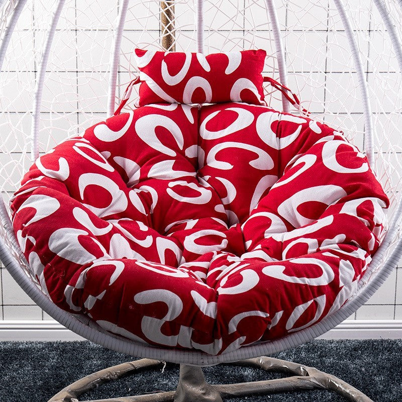 Swing Bird Nest Rattan Chair Removable And Washable Round Cradle Chair Cushion