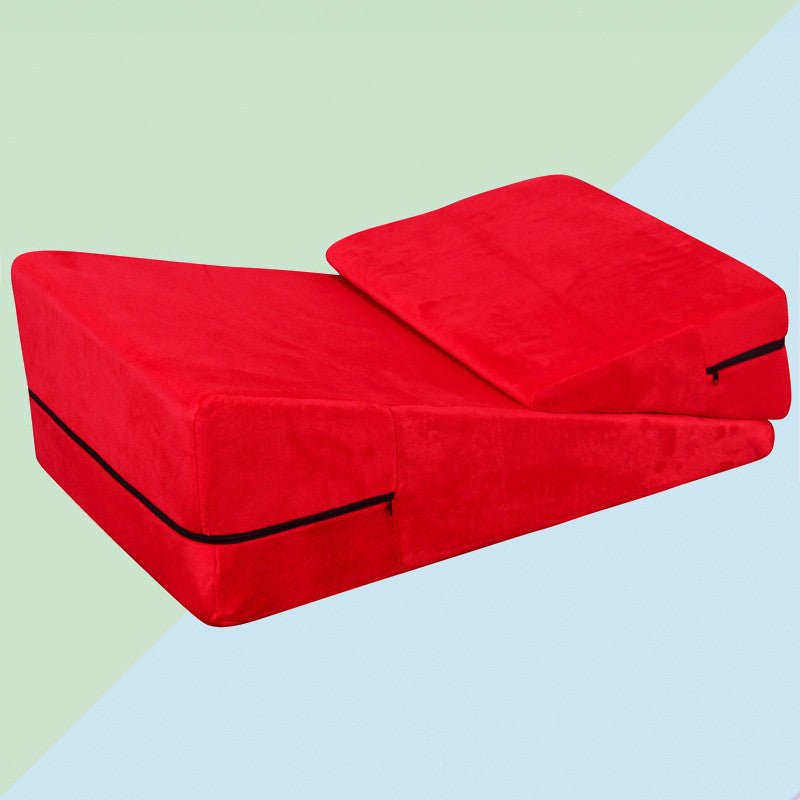 Triangle Backrest Sponge Floor Chair — High-Density Foam Support