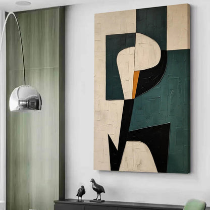 Handmade Oil Painting Canvas Wall Art Decoration Modern Green Abstract Texture For Home Decor Rolled Frameless Unstretched Painting