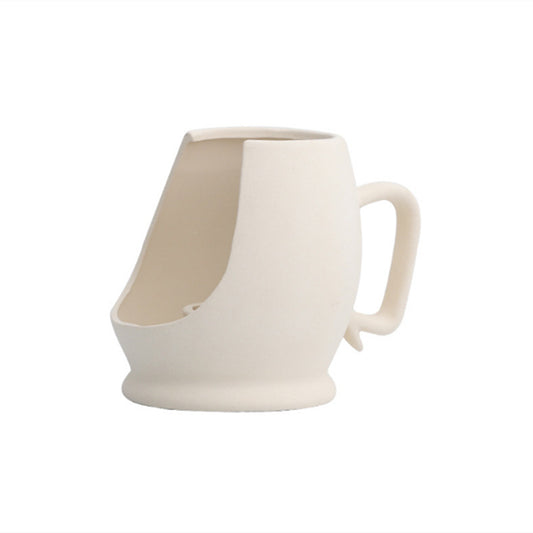 Nordic Simple Small Solid Color Ceramic Candle Holder