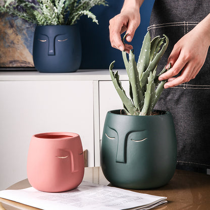 Nordic Abstract  Flower Pot Modeling