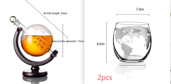 Glass Wine Jug Craft Wine Bottle Decoration Wine Container