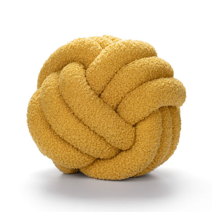 Simple Bedroom Sofa Knotted Ball Pillow
