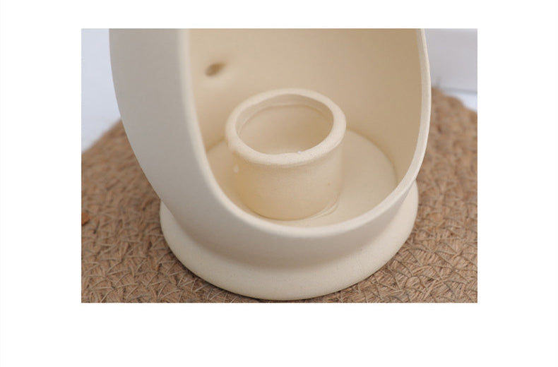 Nordic Simple Small Solid Color Ceramic Candle Holder