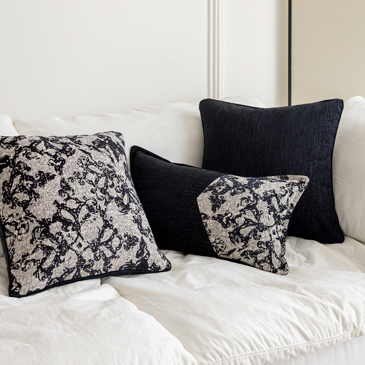 French Retro Sofa Cushion Cover Decorative Pillow