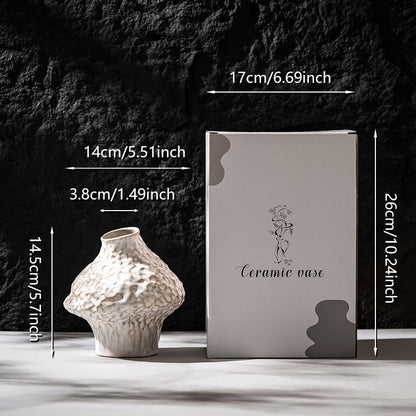 Living Room Flower Arrangement Dried Flower HydroponicCeramic Vase