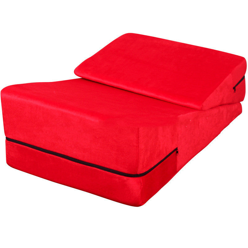 Triangle Backrest Sponge Floor Chair — High-Density Foam Support