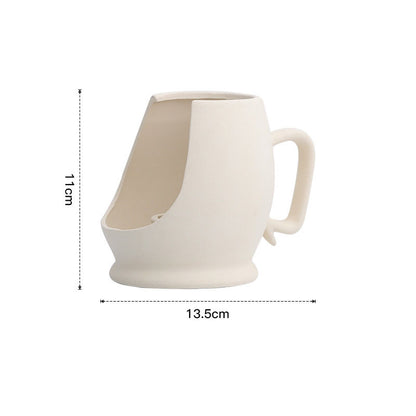 Nordic Simple Small Solid Color Ceramic Candle Holder