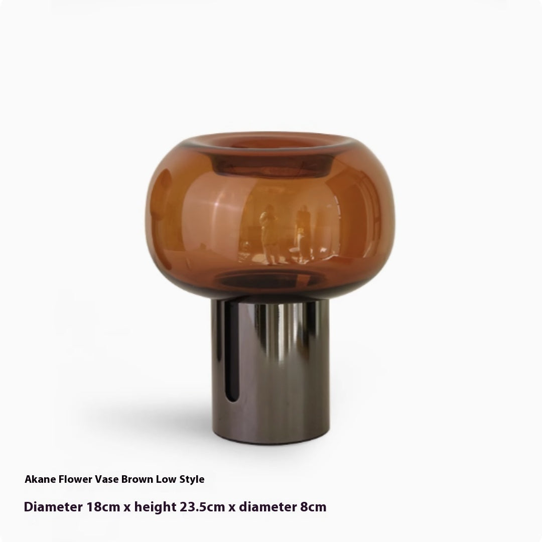 Glass Vase Living Room Dining Room Flower Arrangement Ornament