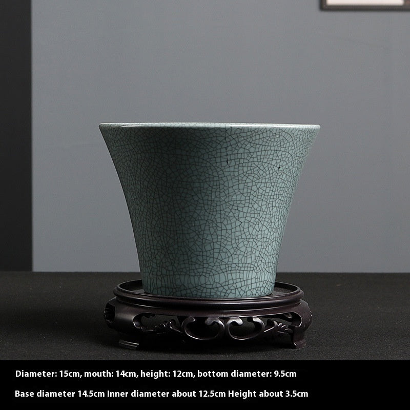 Simple Ceramic Flower Pot Indoor Greenery Pot Ware