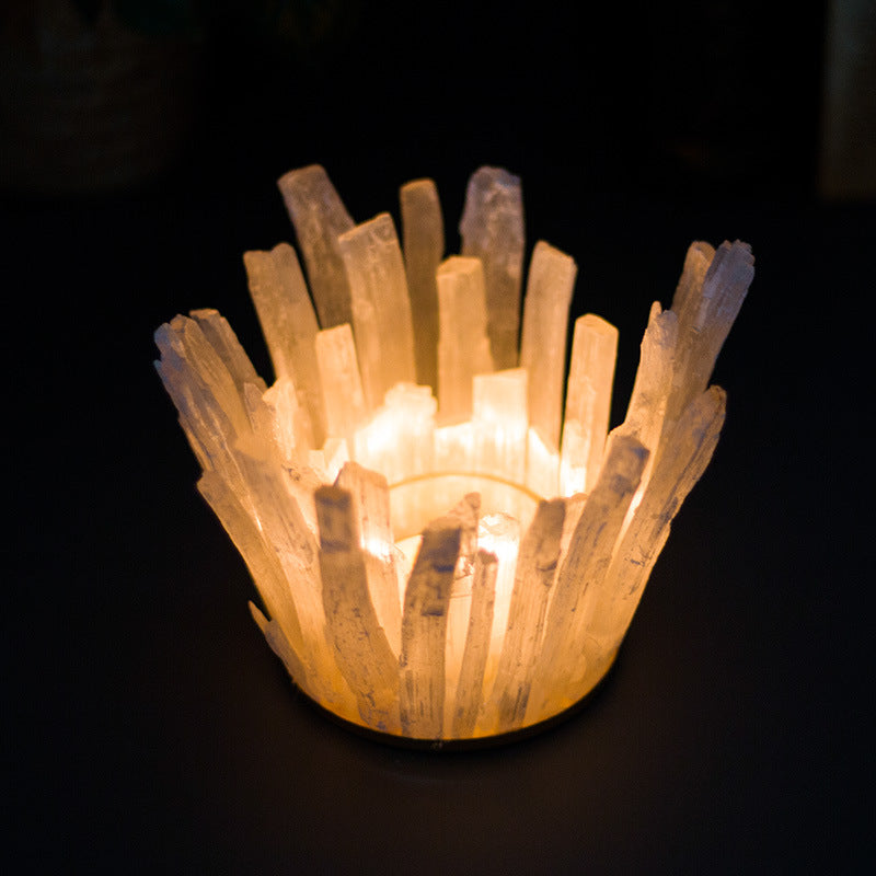 Modern Light Luxury Ore Hand Spliced Candle Holder