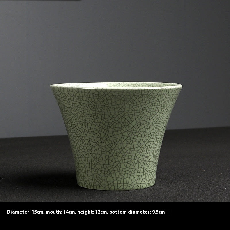 Simple Ceramic Flower Pot Indoor Greenery Pot Ware