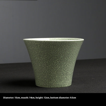 Simple Ceramic Flower Pot Indoor Greenery Pot Ware