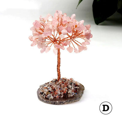 Citrine Tree Amethyst Agate Piece Tree Gift Ornaments