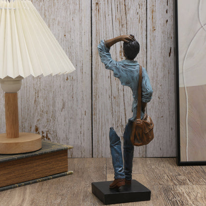 Resin Art Decoration Model Room Wine Cabinet Living Room