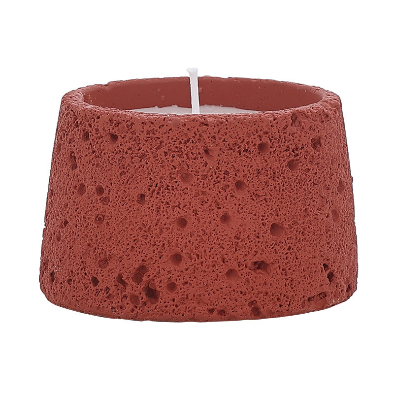 Home Decorative Crafts Candle Holder Cement Aromatherapy Candle Cup