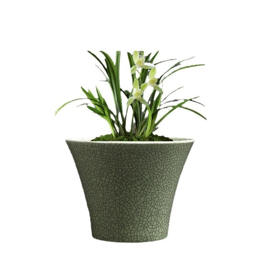 Simple Ceramic Flower Pot Indoor Greenery Pot Ware