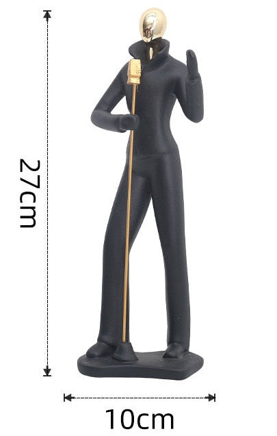 Simple And Exquisite Double Dance Resin Decoration Craft Gift