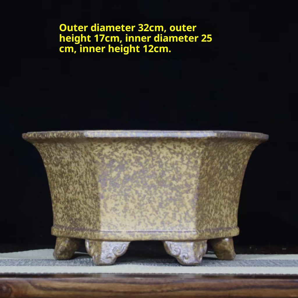 Zisha Reduction-fired Handmade Orchid Pot Clivia Pot