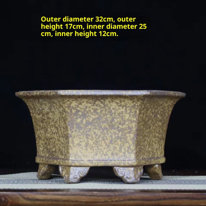 Zisha Reduction-fired Handmade Orchid Pot Clivia Pot