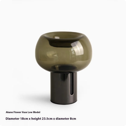 Glass Vase Living Room Dining Room Flower Arrangement Ornament